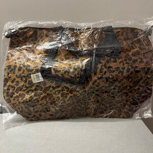 Leopard Print Tote Bag